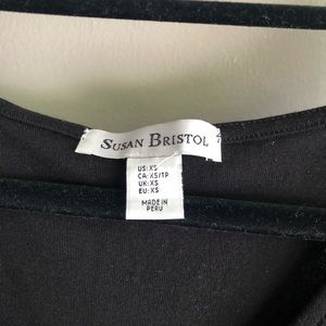 Susan Bristol Tops - Susan Bristol Classic V-Neck Tank Top XS Black Susan Bristol Tops - Susan Bristol Classic V-Neck Tank Top XS Black